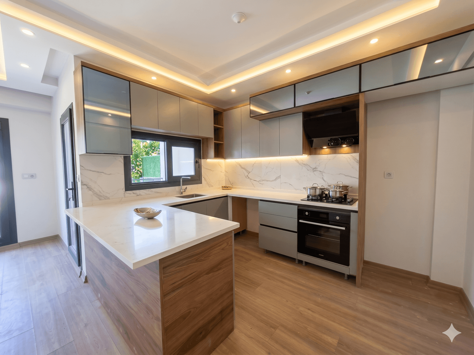 Gürede Satılık 1+1 Daire, Doğa Manzaralı, Asansörlü