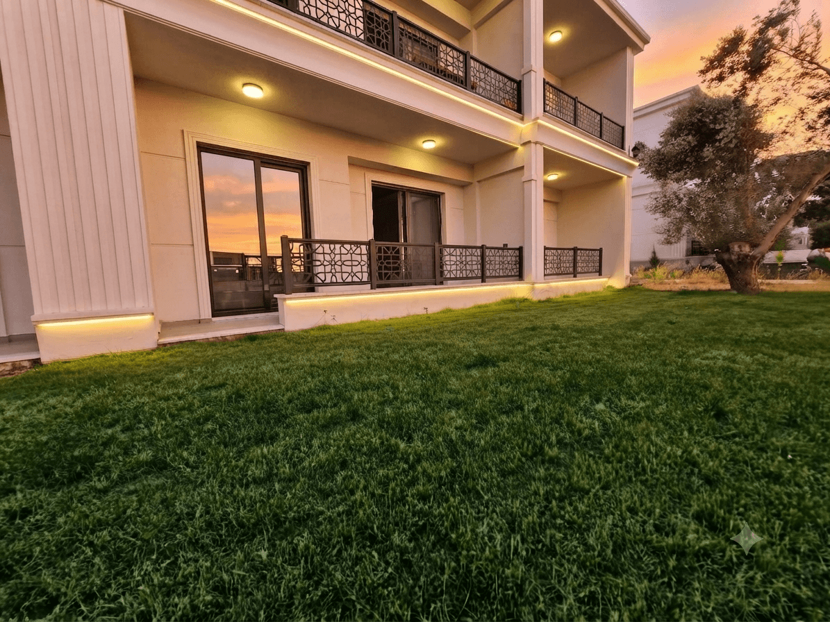 Güre'de Satılık 1+1 Daire, Merkezde, Eşyalı, Bahçeli, Yerden Isıtmalı