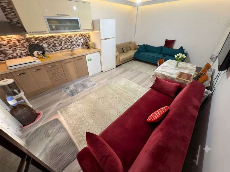 İkizçay'da Satılık 1+1 Daire, Ara Kat, Eşyalı, Doğalgazlı